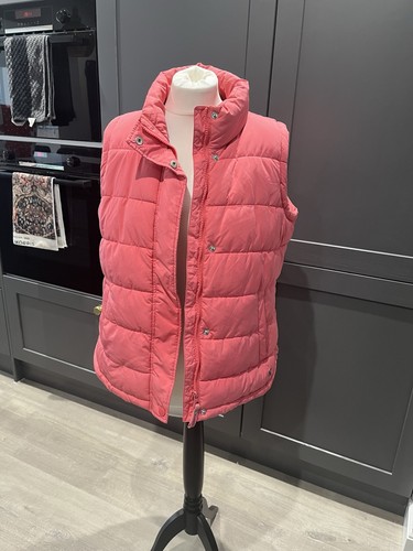 Joules pink quilted puffer - pink,