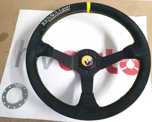 Sports steering wheel suede - wheel,