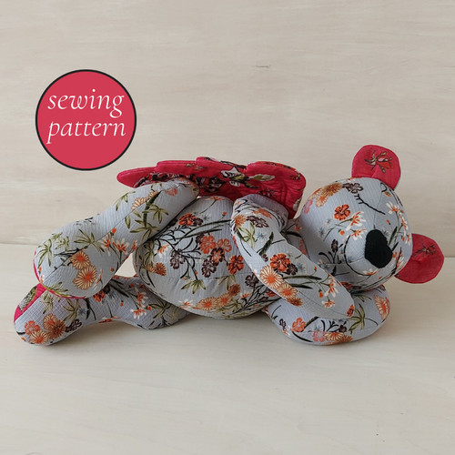 Angel bear sewing pattern - angel,