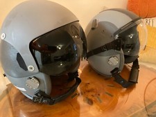 Gentex Military Flight Pilot Helmets - Pilot Issued With Name