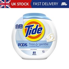 Tide pods detergent pacs - tide, free