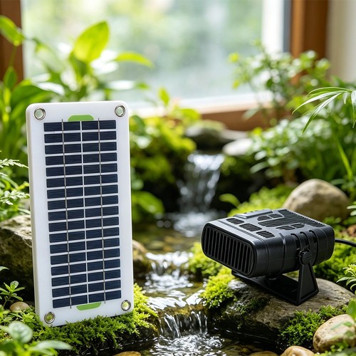Solar fan heater for cold - solar,