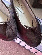 French Sole Ballet Flat Shoes