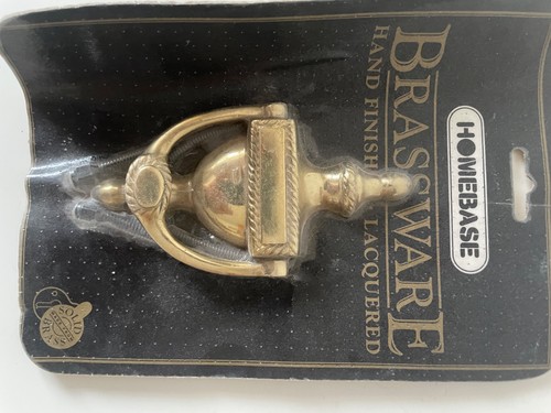 Solid brass door knocker