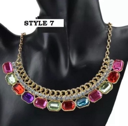 Multi coloured crystal - coloured, gold