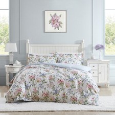 Laura Ashley Meadow Breeze Quilt Cover Set-Soft Jewel