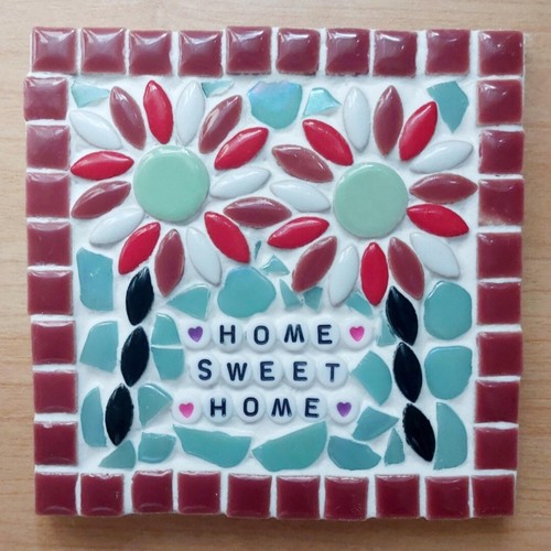 Pair mosaic slogan - a,