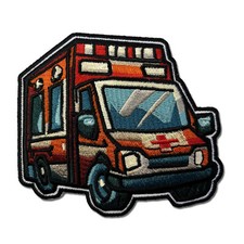 Embroidered Cartoon Ambulance