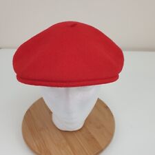 Kangol Beret Cap Modelaine Women One Size Red 100% Virgin Wool Beret Vintage