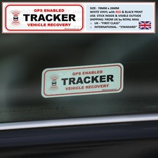 2 x WINDOW STICKERS - DETER