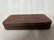 Vintage Jacobs crackers Free Sample empty tin 1930's 15x8x2.5 cm's