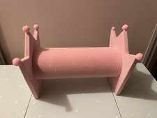 Pink Velvet Hair Clip Band