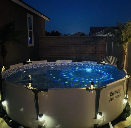 Above ground swimming - ground,