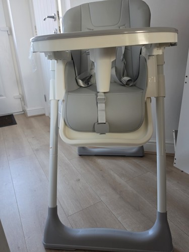 Grey high chair suitable for - high,