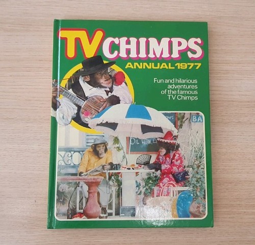 Vintage chimps annual 1977 - tv,
