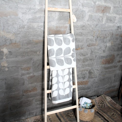 Ladder towel rack wooden - ladder,