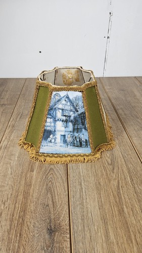 Vintage coated paper lamp - vintage,
