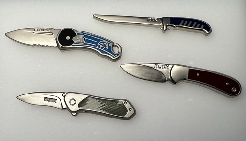Lot buck knives - buck, hat