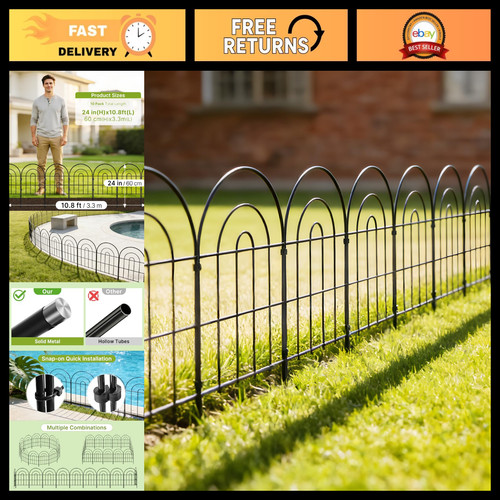 Decorative metal garden - metal, fence