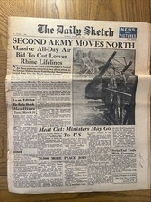 The Daily Sketch Newspaper Tuesday 20th March 1945