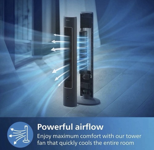 Tower fan philips quiet - tower,