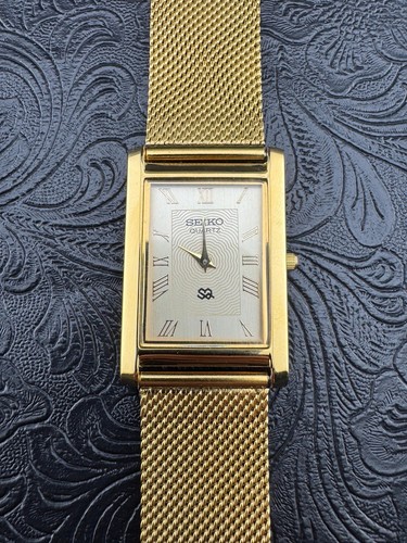Gold white vintage seiko - seiko, slim