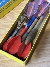 Vintage wooden dart sets and