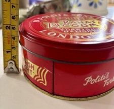 Vintage Turkish delight sweet tin, Rahat Lacoum, D. Politi & Sons London N.16