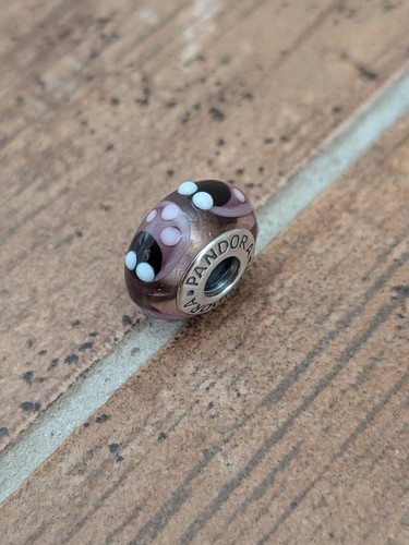 Pandora pink purple ladybird - pink,