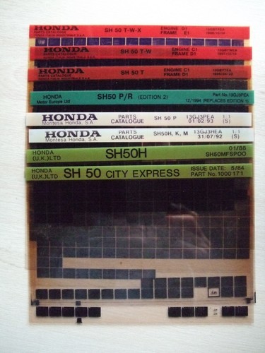Genuine honda sh50 - 8,