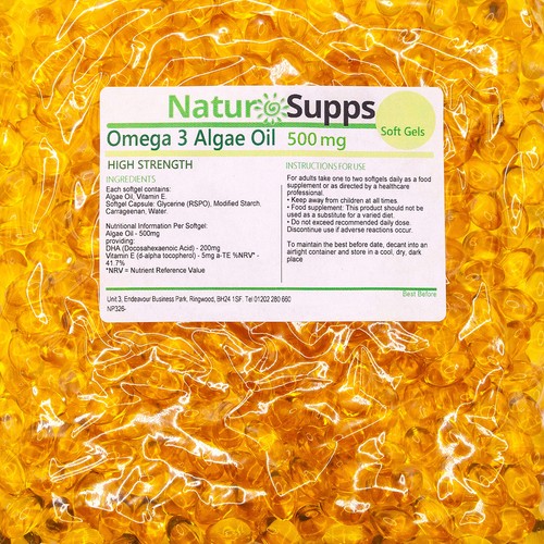 Omega algae oil 500mg - algae,