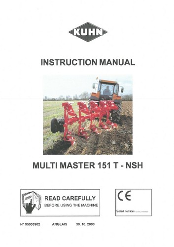 Kuhn reversible plough - kuhn,