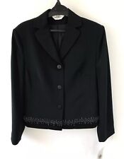 Whimsy Black Embellished Beaded Evening Jacket. NWT . Size 10. NWT. £114
