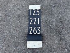 ORIGINAL LONDON TRANSPORT BUS DESTINATION BLIND - FINCHLEY - ROUTEMASTER DMS