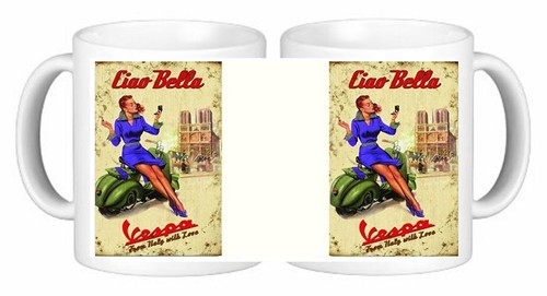 Retro metal sign ceramic - metal, on
