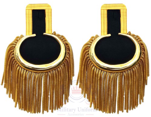 Gold moon shoulder epaulettes - shoulder,