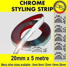 20mm x 5m CHROME DECORATION