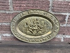 Vintage Brass Peerage Oval