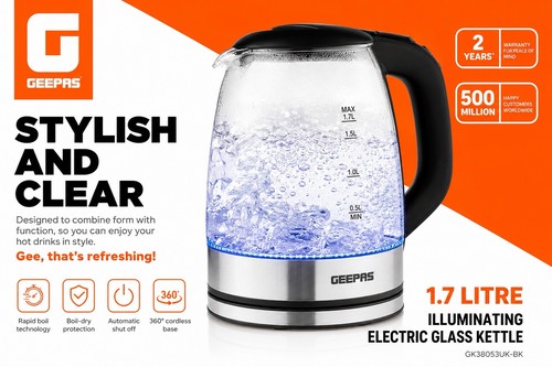 Electric glass kettle 8l - kettle, 1.8l