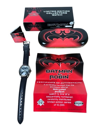 1997 fossil watch batman - fossil,