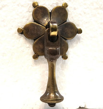 Solid brass tear drop handle