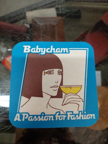 Babysham beer mat - babysham,