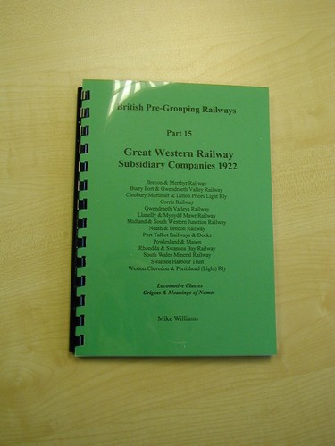 Gwr subsidiary companies 1922 - subsidiary,
