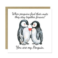 You Are My Penguin Card For
