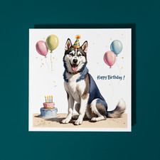 Handmade  Cute Alaskan husky