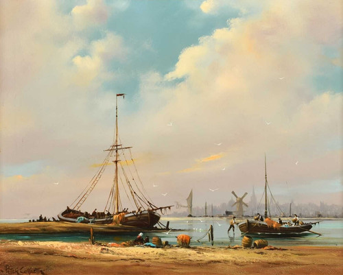 Peter cosslett original oil - original,