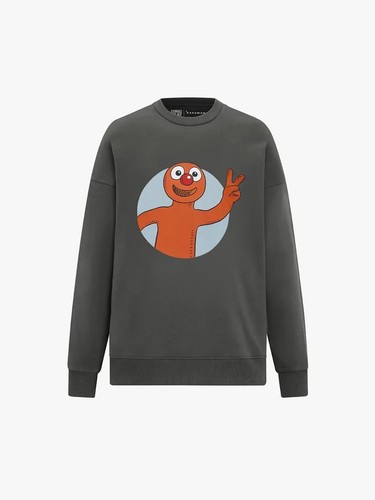 Red nose day sweatshirt - nose, grey