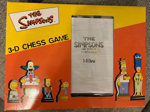 The simpsons chess game - the,