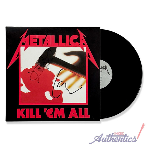 Metallica signed autographed - metallica,