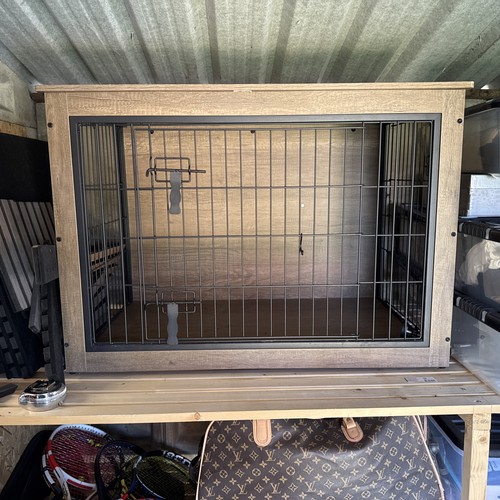 Chic wooden dog crate - chic,